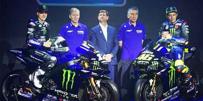Livery Baru Team Yamaha MotoGP Monster Energy Dihiasi Biru dan Hitam
